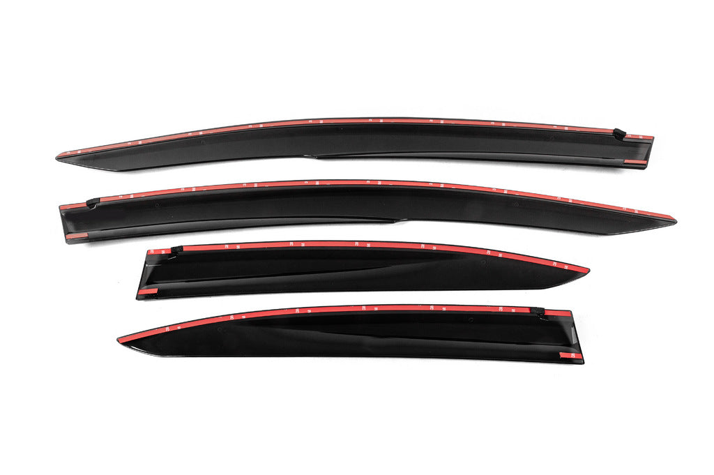 Window Deflectors (4 pcs, HIC) for Honda Civic Sedan IX 2011-2016 - image 3