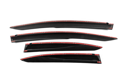Window Deflectors (4 pcs, HIC) for Honda Civic Sedan IX 2011-2016 - image 3