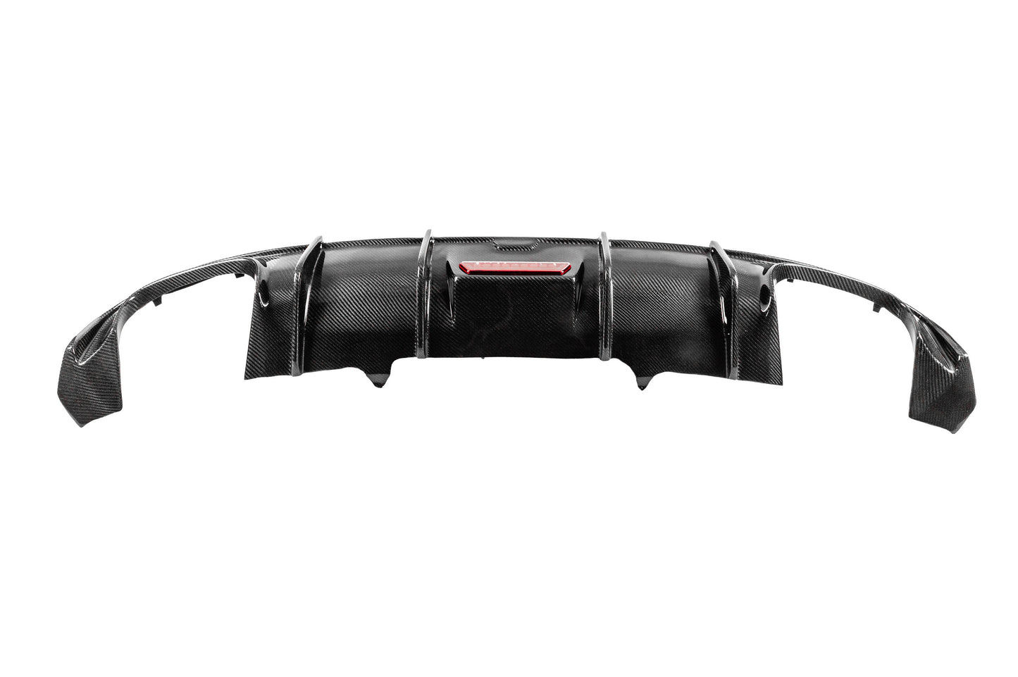 Rear bumper diffuser (for Base Sedan 2015-2019, Carbon) for Audi A4 B9 2015-2024 - image 5