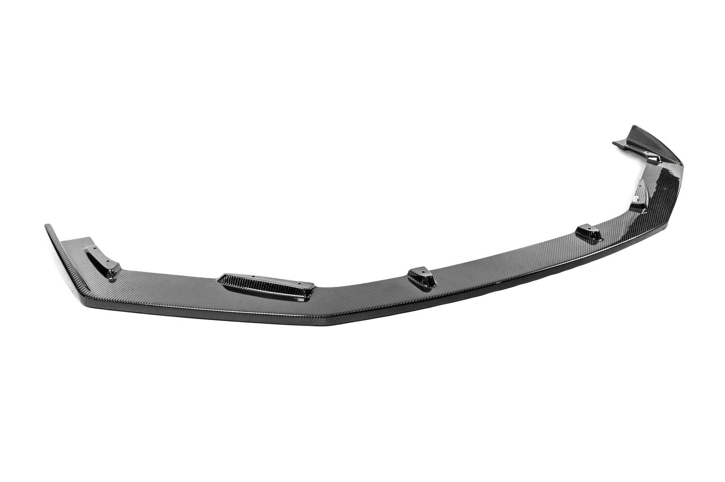 Front Bumper Lip Spoiler (for Base/F-Sport 2016-2020, Carbon) for Lexus IS 2013- - image 5