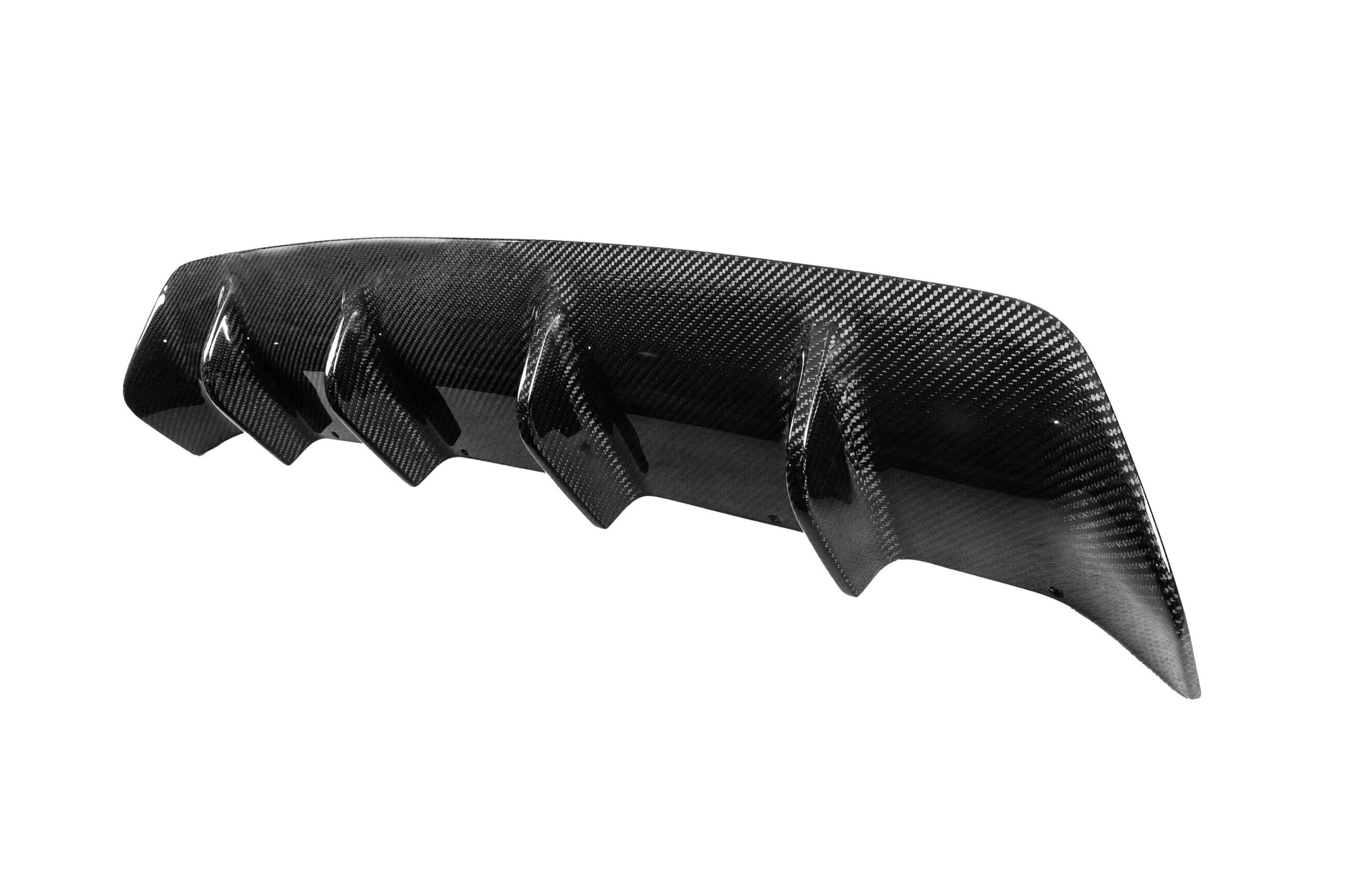 Rear Bumper Diffuser (for Base/F-Sport 2016-2020, Carbon) for Lexus IS 2013- - image 4