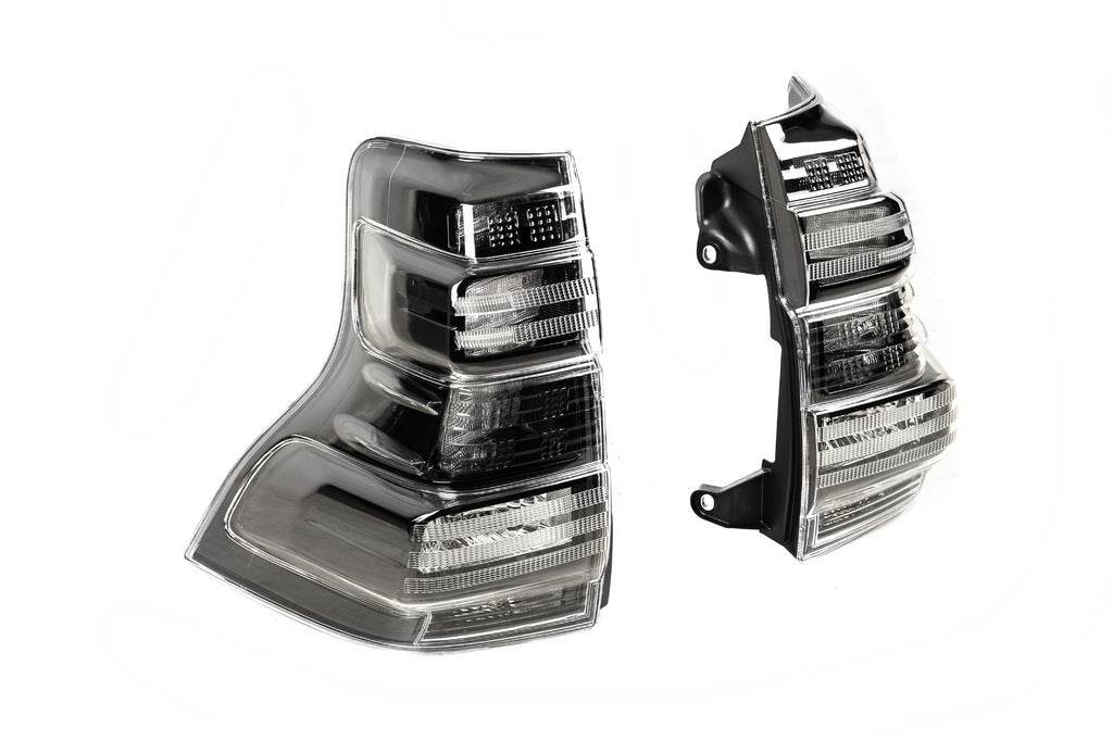 Taillights BlackEdition (2009-2017, 2 pcs) for Toyota Land Cruiser Prado 150 - Reelken Auto