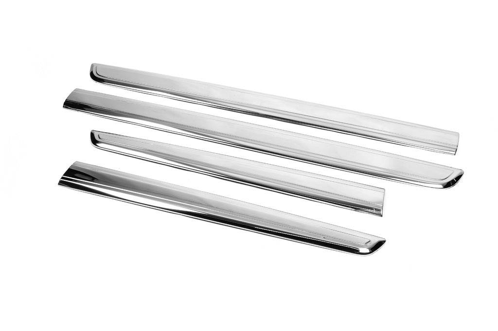Molding Door (2008-2011, 4 pieces, stainless steel) for Renault Kangoo 2008-2020 - Reelken Auto