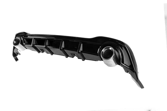 Rear diffuser DPT V-2 (black gloss) for Volkswagen Golf 8 - image 2