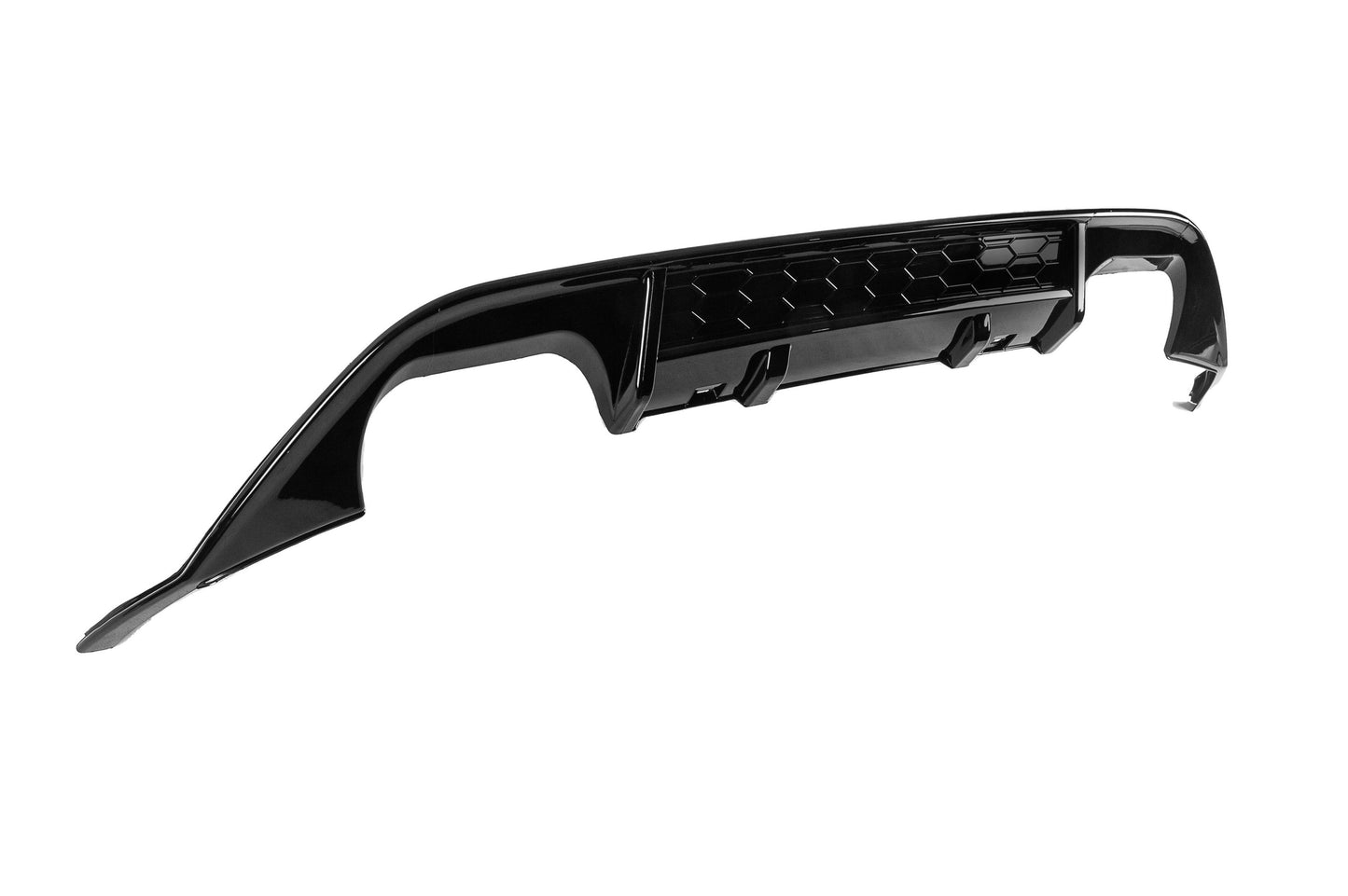 Rear Diffuser DPT V-1 (for GTI, 2012-2017, Gloss Black) for Volkswagen Golf 7/E-Golf 2012-2020 - image 4