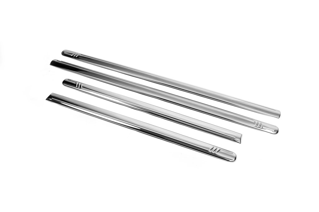 Door molding (4 pieces, stainless steel) for Volkswagen Caddy 2010-2015 - image 4