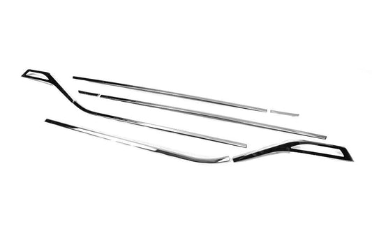 Window edging (8 pcs., stainless steel) for Renault Captur 2019↗ - Reelken Auto