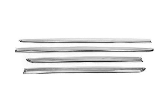 Molding covers (short wheelbase, 4 pcs, stainless steel) for Volkswagen Caddy 2015-2020 - image 2