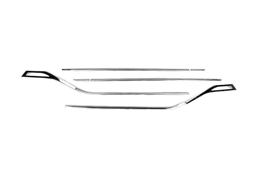 Window edging (8 pcs., stainless steel) for Renault Captur 2019↗ - Reelken Auto