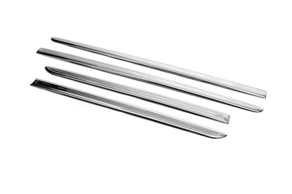 Covers for moldings (short base, 4 pcs., stainless steel) for Volkswagen Caddy 2015-2020 - Reelken Auto