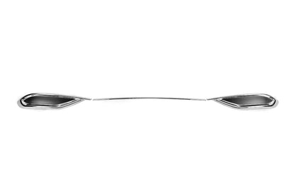 Covers imitating exhaust nozzles 2020+ (3 pcs, stainless steel) for Volkswagen Tiguan 2016-2023 - image 5