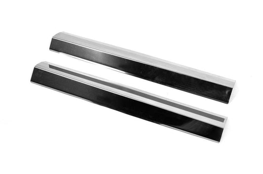 The sill plates Carmos (2 PCs, stainless steel) for Ford Courier 2014-2023 - Reelken Auto