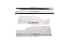 Carmos Stainless Steel Inner Door Sill Protectors (4 pcs) for Ford Connect 2014-2021 - image 1