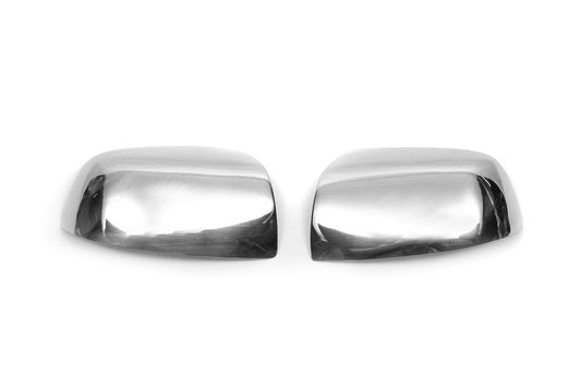 Mirror Covers (2 pcs, Stainless Steel) for Ford Fiesta 2002-2008 - image 2