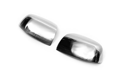 Mirror Covers (2 pcs, Stainless Steel) for Ford Fiesta 2002-2008 - image 4