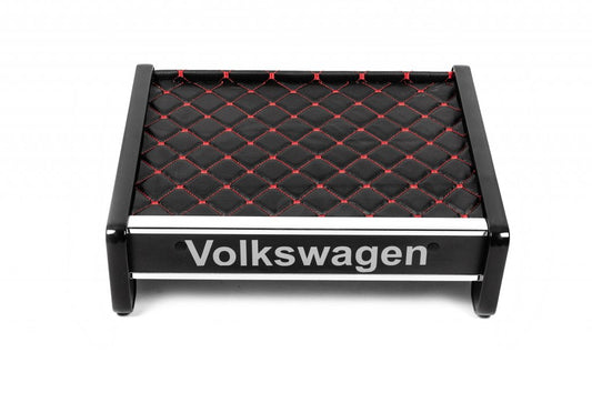 Dashboard Shelf (Black with Red Stitching) for Volkswagen T4 Caravelle/Multivan 1990-2003 - image 1