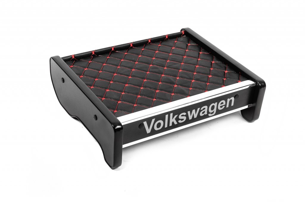 Dashboard Shelf (Black with Red Stitching) for Volkswagen T4 Caravelle/Multivan 1990-2003 - image 3