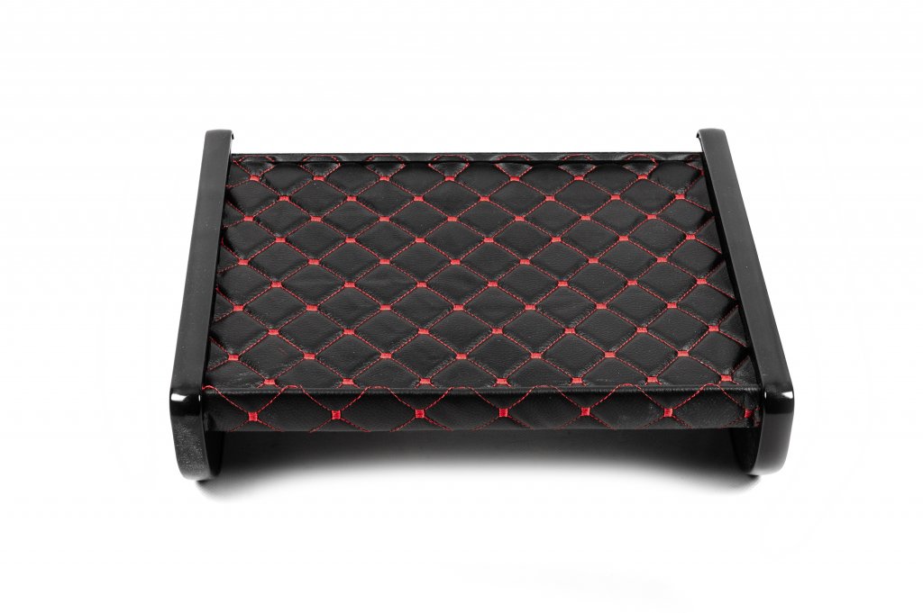 Dashboard Shelf (Black with Red Stitching) for Volkswagen T4 Caravelle/Multivan 1990-2003 - image 4