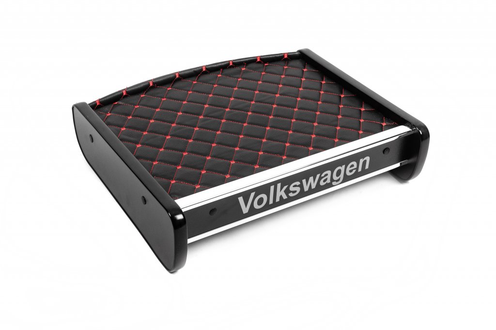 Dashboard Shelf (Black with Red Stitching) for Volkswagen T5 Transporter 2003-2010 - image 4