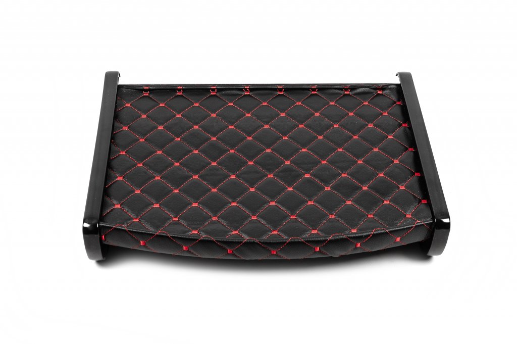 Dashboard Shelf (Black with Red Stitching) for Volkswagen T5 Multivan 2003–2010 - image 4