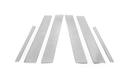 Chrome Door Pillar Covers (6 pcs, Stainless Steel) for Opel Vectra C 2002-2008 - image 2