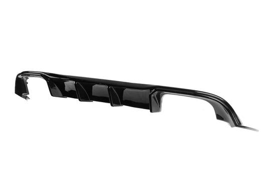 Rear diffuser DPT V-3 (for R / R-Line, 2017-2019, gloss black) for Volkswagen Golf 7/E-Golf - image 2