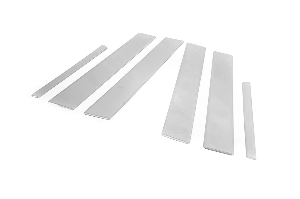 Chrome Door Pillar Covers (6 pcs, Stainless Steel) for Opel Vectra C 2002-2008 - image 4