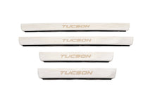 Carmos Stainless Steel Door Sill Protectors (4 pcs) for Hyundai Tucson JM 2004- - image 1
