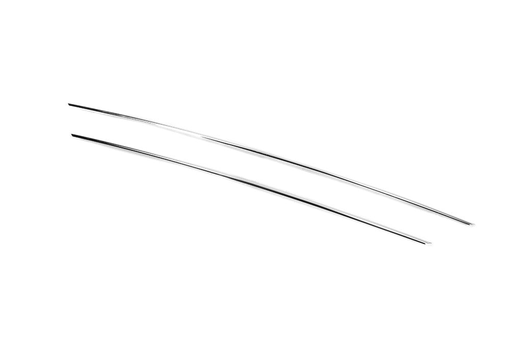 Bumper Grille Trim Covers (2017-2021, 2 pcs, Stainless Steel) for Nissan X-trail T32/Rogue 2014-2021 - image 3