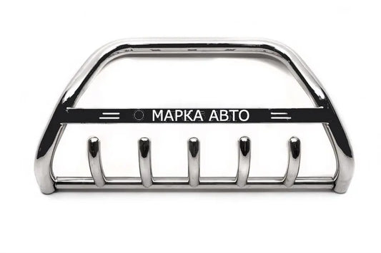 Bull Bar WT004 (black) for Fiat Doblo I 2001-2005 - image 1