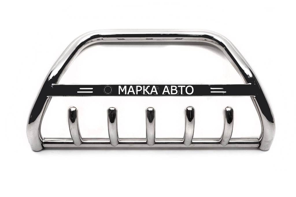 The WT004 bumper guard (stainless) for Gazelle, sable - Reelken Auto