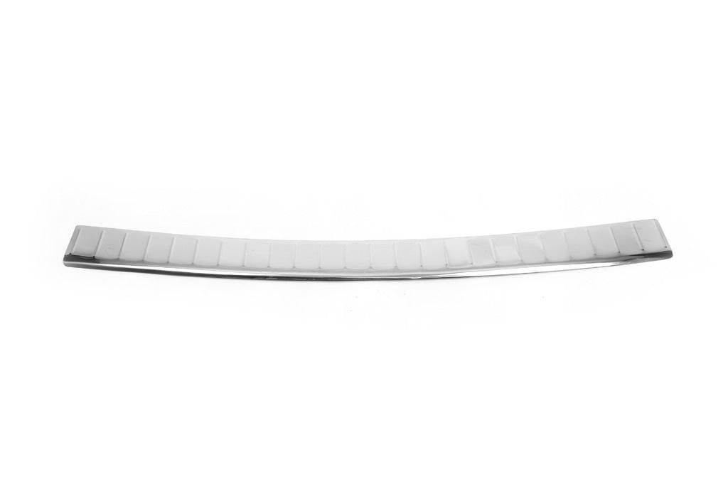 Cover on the rear bumper Carmos (2014+, stainless steel) for Nissan Juke 2010-2019 - Reelken Auto