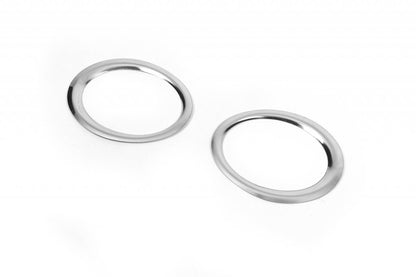 Fog light covers (2 pcs, stainless steel) for Fiat Doblo I 2005-2010 - image 3