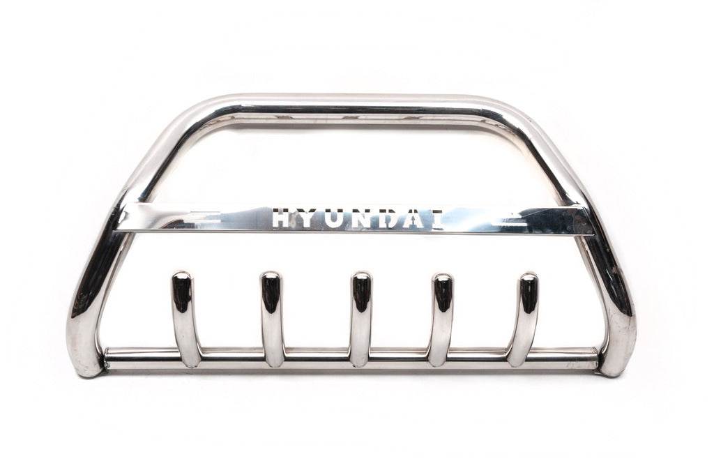 The WT004 bumper guard (stainless) for Hyundai H300, H1, Starex 2008-2020 - Reelken Auto