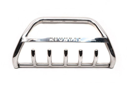 The WT004 bumper guard (stainless) for Hyundai H300, H1, Starex 2008-2020 - Reelken Auto