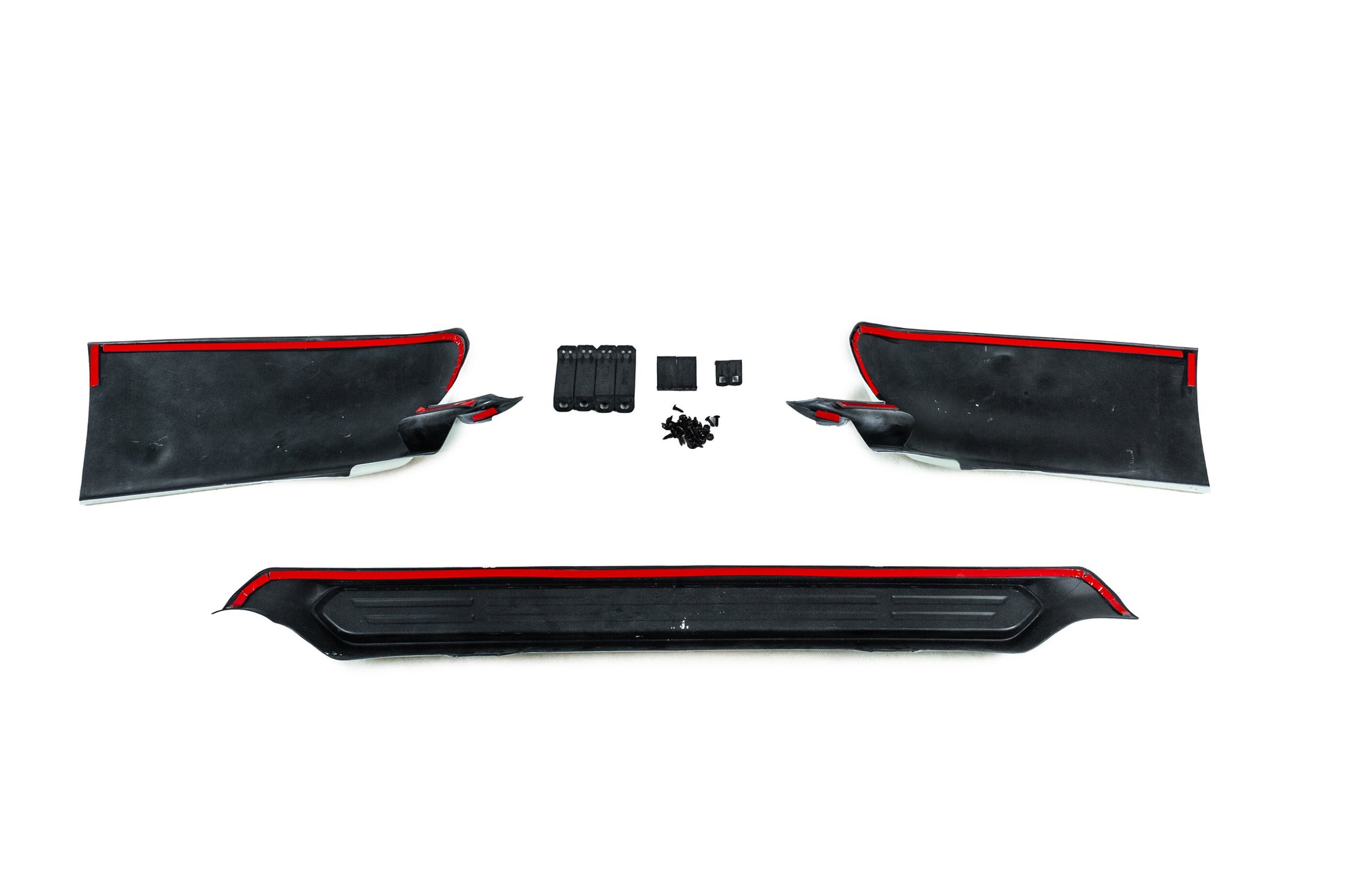Rear TRD diffuser trim, 3-piece (for 2017+) for Toyota Land Cruiser Prado 150 2009-2023 - image 9