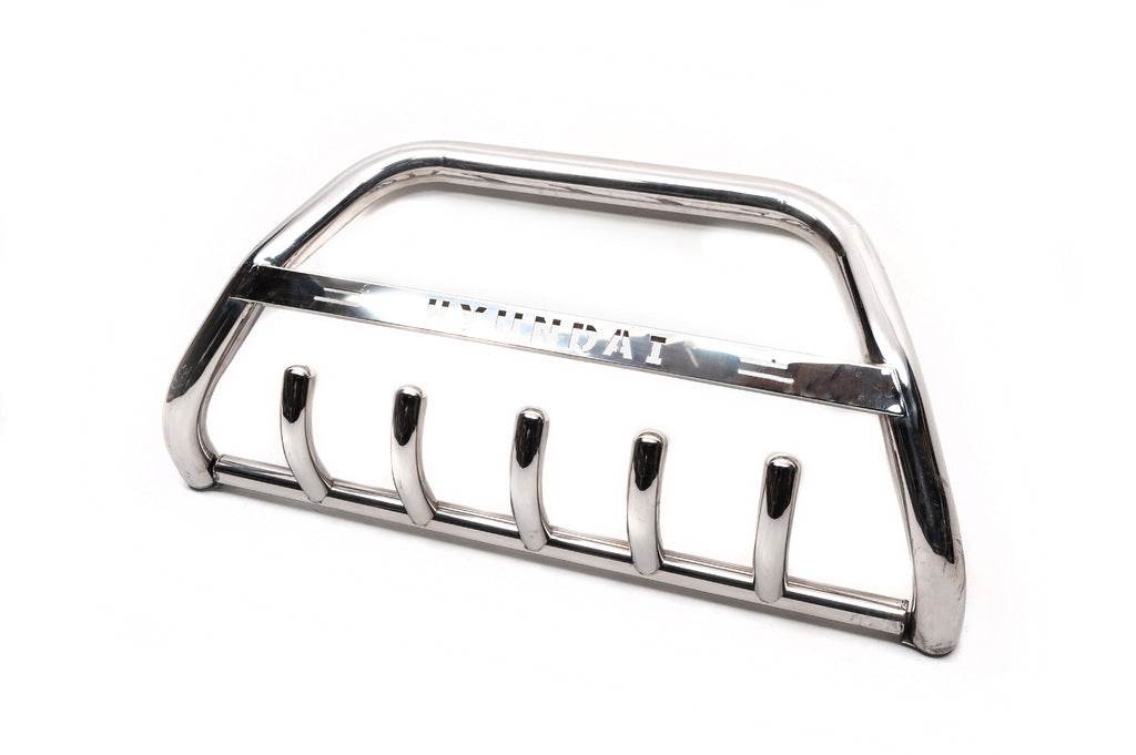 The WT004 bumper guard (stainless) for Hyundai H300, H1, Starex 2008-2020 - Reelken Auto