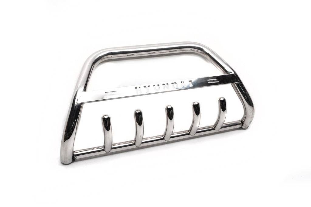 The WT004 bumper guard (stainless) for Hyundai H300, H1, Starex 2008-2020 - Reelken Auto