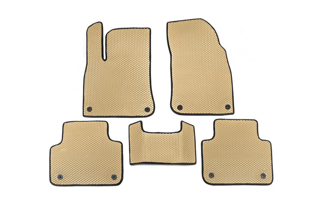 EVA Floor Mats (Beige) for Volkswagen Touareg 2018- - image 1