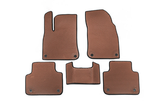 EVA Floor Mats (Brown) for Volkswagen Touareg 2018- - image 1
