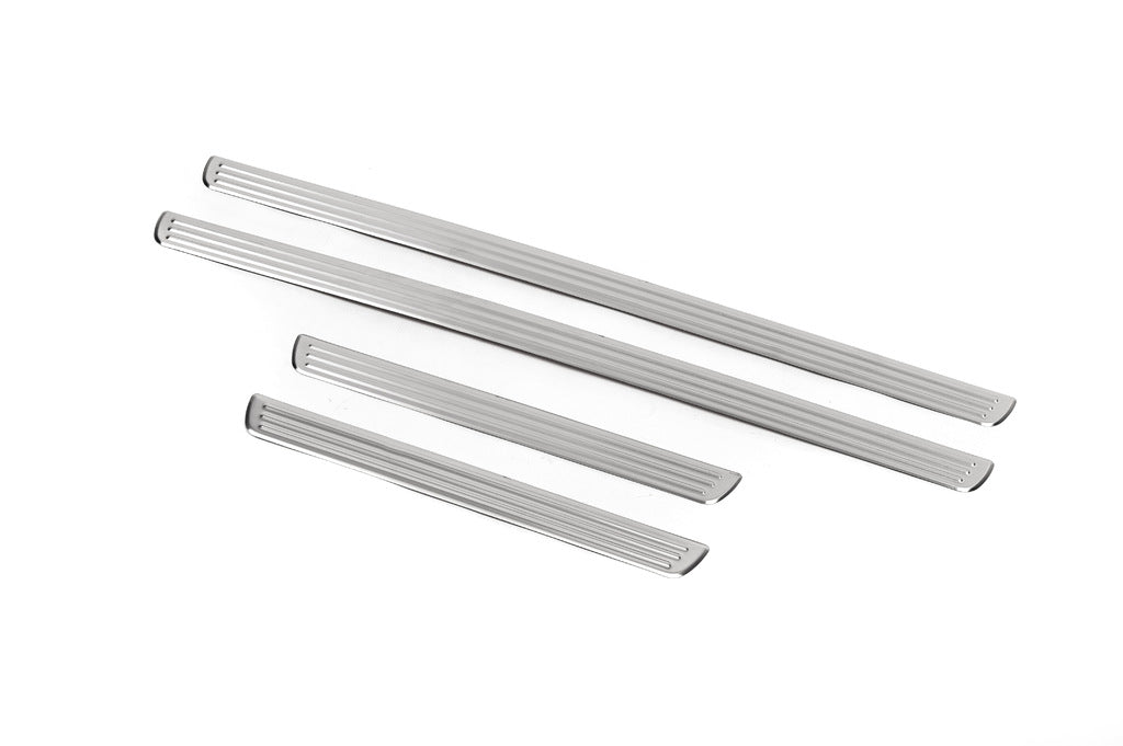 Carmos Stainless Steel Door Sill Protectors (4 pcs) for Volkswagen Passat B8 2015-2023 - image 3