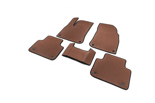 EVA Floor Mats (Brown) for Volkswagen Touareg 2018- - image 2