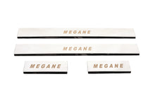 Carmos Door Sill Protectors (4 pcs, Stainless Steel) for Renault Megane III 2009-2016 - image 1