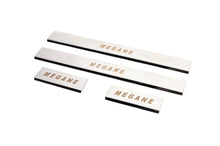 Carmos Door Sill Protectors (4 pcs, Stainless Steel) for Renault Megane III 2009-2016 - image 2