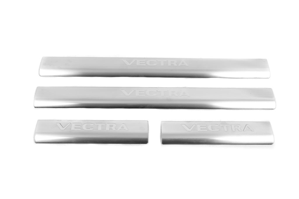 Door Sill Protectors OmsaLine (4 pcs, Stainless Steel) for Opel Vectra B 1995-2002 - image 2