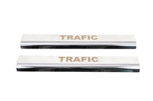 Door Sill Plates VIP-Style Stainless Steel for Renault Trafic 2001–2015 - image 1