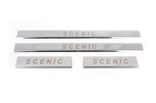 Carmos Door Sill Protectors (4pcs, Stainless Steel) for Renault Scenic/Grand 2003-2009 - image 1