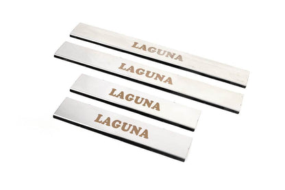 Sill Carmos (4-piece, stainless steel.) for Renault Laguna 2007-2015 - Reelken Auto