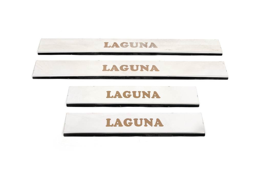 Sill Carmos (4-piece, stainless steel.) for Renault Laguna 2007-2015 - Reelken Auto