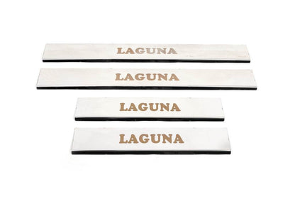 Sill Carmos (4-piece, stainless steel.) for Renault Laguna 2007-2015 - Reelken Auto